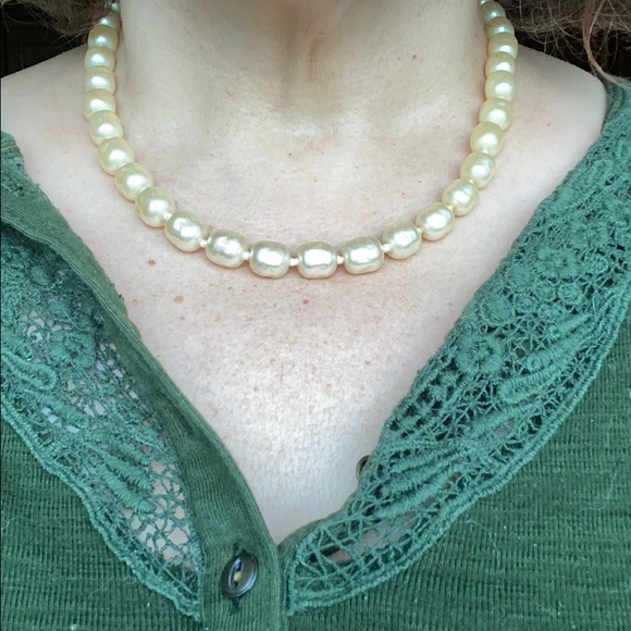 Beautiful baroque pearl necklace - Picture 2 of 7